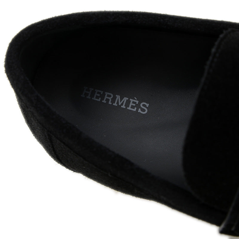 モカシン レイジー ヴォーヴェロア ローファー ブラック レディース 37サイズ H252020Z モカシン