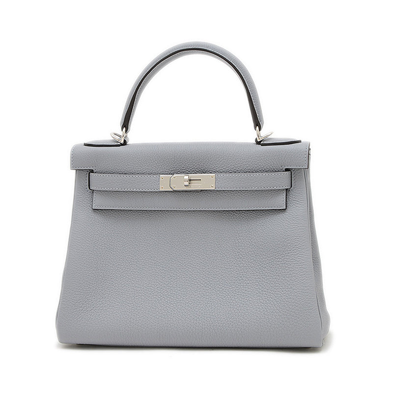 ケリー28 内縫い トゴ グリパンタン シルバー金具 K刻印 ハンドバッグ