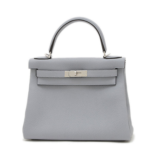 ケリー28 内縫い トゴ グリパンタン シルバー金具 K刻印 ハンドバッグ