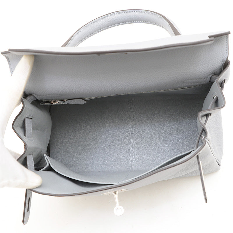 ケリー28 内縫い トゴ グリパンタン シルバー金具 K刻印 ハンドバッグ