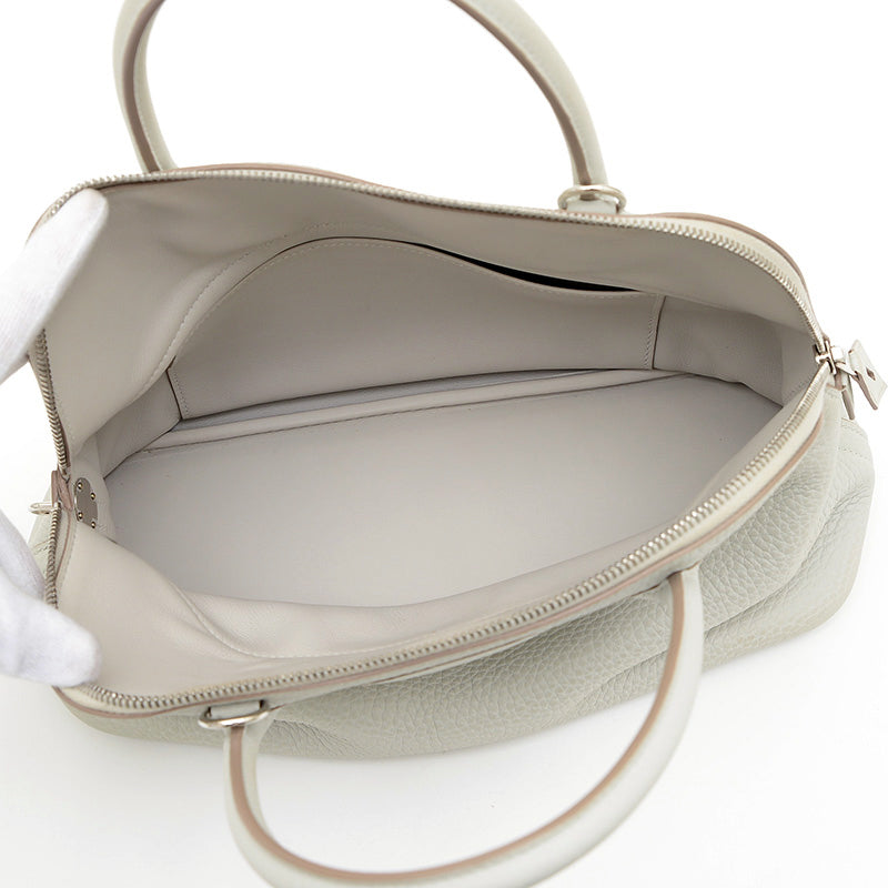 ボリード31 トリヨン ブルーグラシエ シルバー金具 D刻印 ハンドバッグ