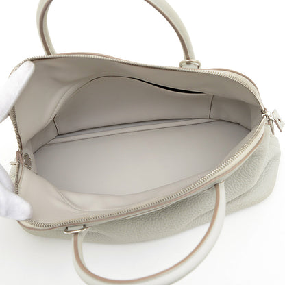 ボリード31 トリヨン ブルーグラシエ シルバー金具 D刻印 ハンドバッグ