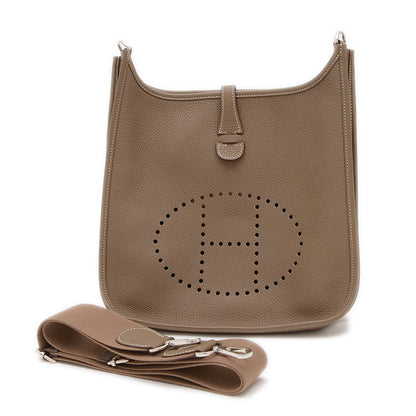 エブリン3PM トリヨン エトゥープ シルバー金具 Z刻印 ショルダーバッグ