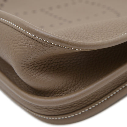 エブリン3PM トリヨン エトゥープ シルバー金具 Z刻印 ショルダーバッグ