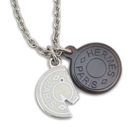 カルーゼル ネックレス バッファローホーン シルバー/ホワイト ネックレス