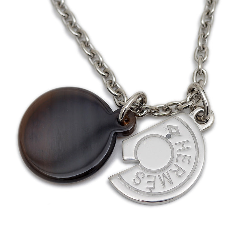 カルーゼル ネックレス バッファローホーン シルバー/ホワイト ネックレス