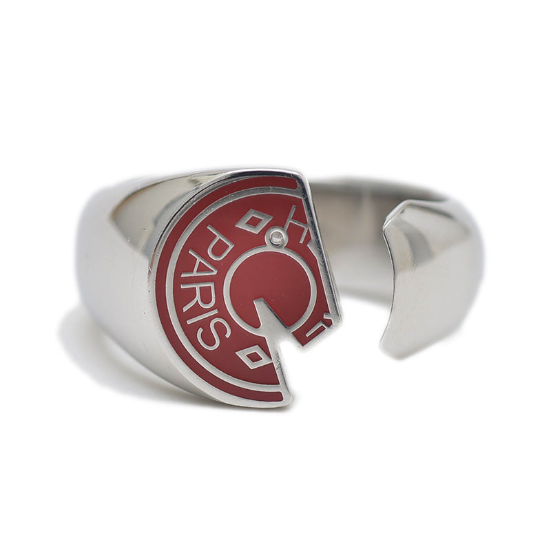 カルーゼル リング シルバー/レッド #T60 リング・指輪