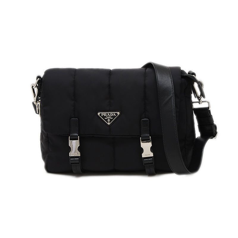 ショルダーバッグ 2WAY ナイロン ブラック 1BD048 ショルダーバッグ