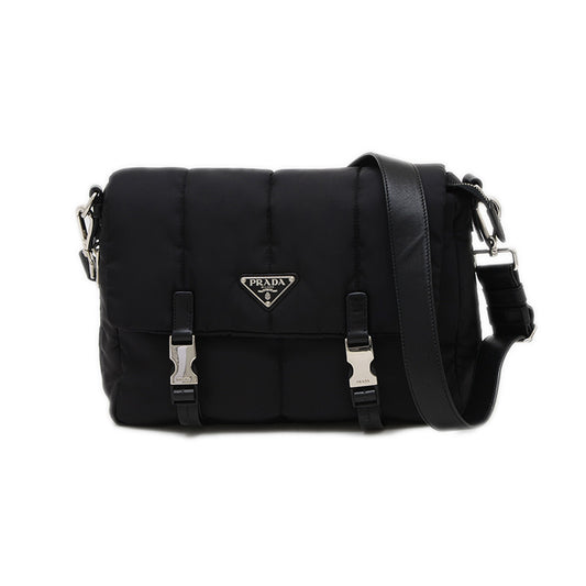 ショルダーバッグ 2WAY ナイロン ブラック 1BD048 ショルダーバッグ