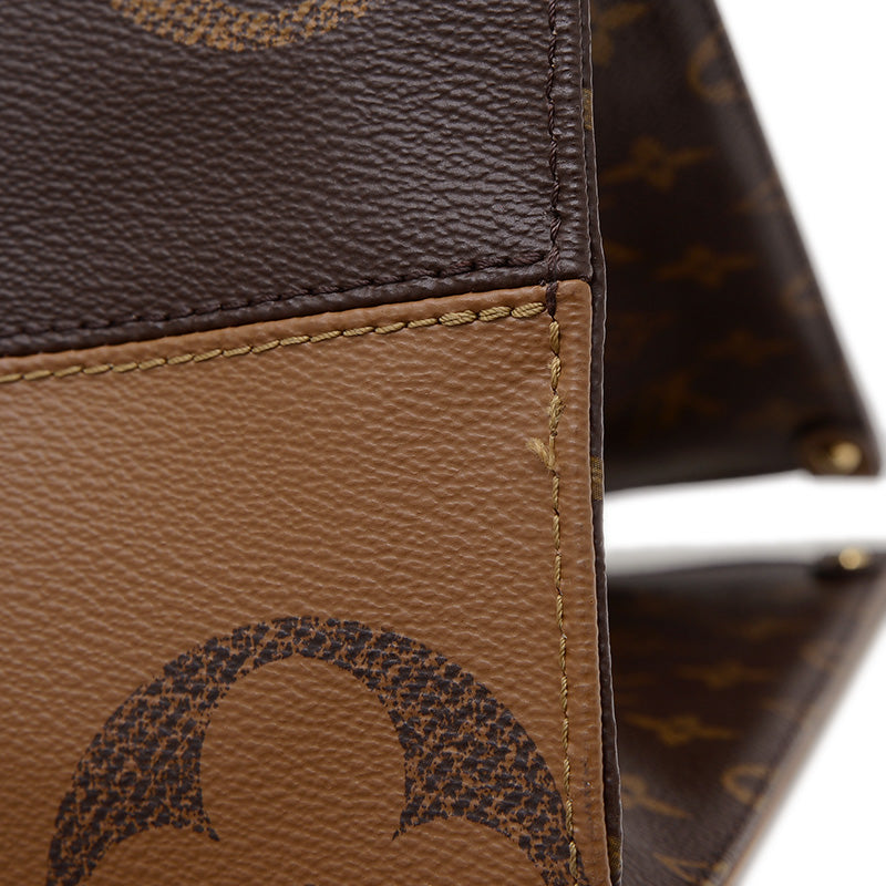 モノグラムジャイアント オンザゴーMM 2WAY トートバッグ M45321 トートバッグ