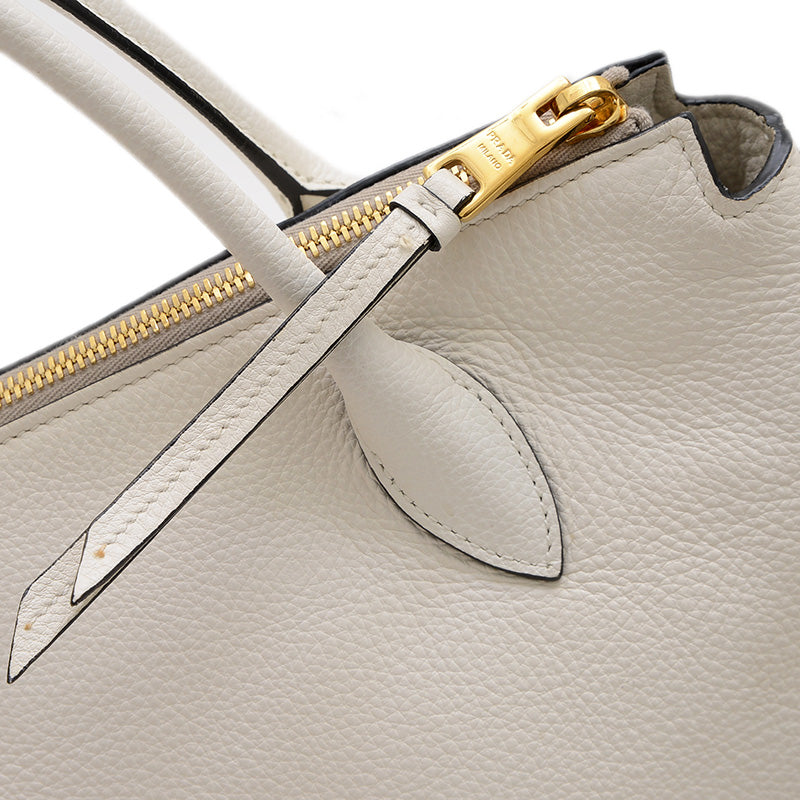 ヴィッテロダイノ 2WAY ショルダーバッグ レザー ホワイト 1BA157 ハンドバッグ