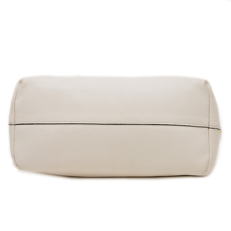 ヴィッテロダイノ 2WAY ショルダーバッグ レザー ホワイト 1BA157 ハンドバッグ