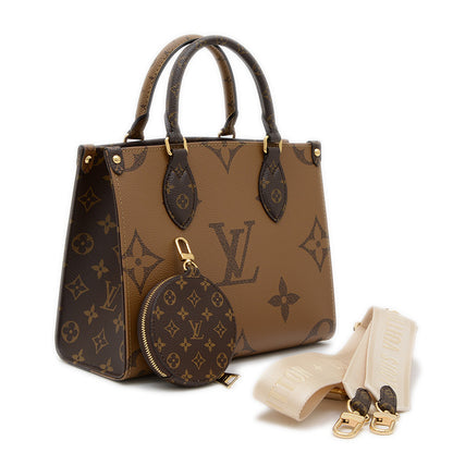 モノグラムジャイアント オンザゴーPM 2WAY トートバッグ M46373 ハンドバッグ