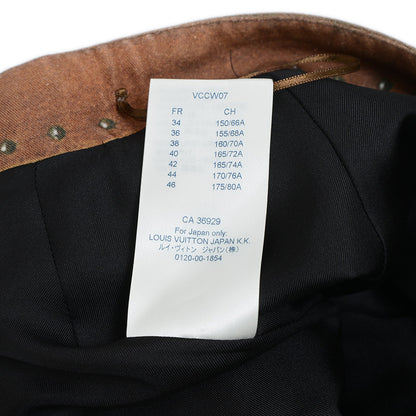 モノグラム プリント スカート コットン混 ブラウン レディース #34 スカート