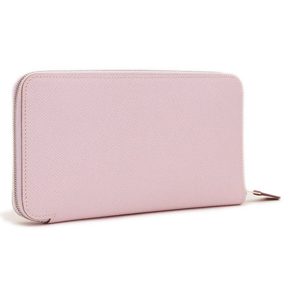 アザップロング シルクイン 長財布 エプソン モーヴペール W刻印 長財布