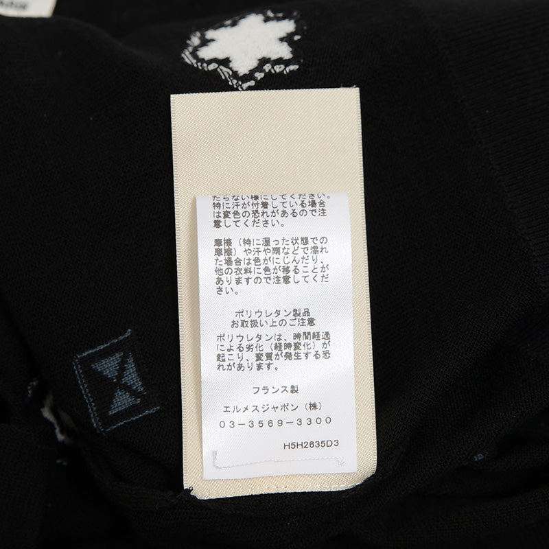 半袖ニット ウール混 ブラック レディース #36 ニット