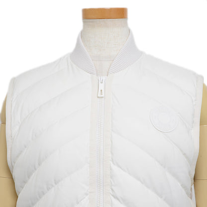 キルティング ロング ダウンベスト ホワイト レディース 34サイズ ダウンベスト
