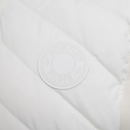 キルティング ロング ダウンベスト ホワイト レディース 34サイズ ダウンベスト