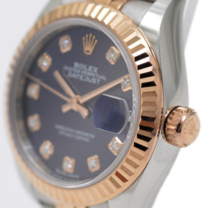 デイトジャスト 279171G オーベルジーヌ文字盤 レディース ランダム 腕時計