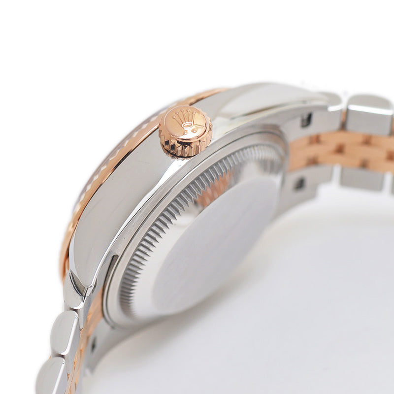 デイトジャスト 279171G オーベルジーヌ文字盤 レディース ランダム 腕時計