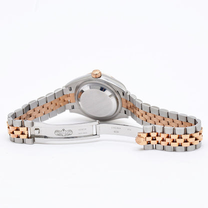 デイトジャスト 279171G オーベルジーヌ文字盤 レディース ランダム 腕時計