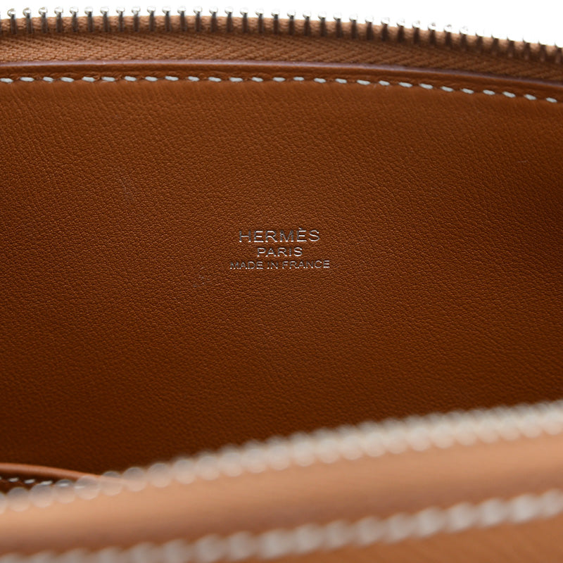 ボリード 1923 30cm エプソン ゴールド シルバー金具 U刻印 ハンドバッグ