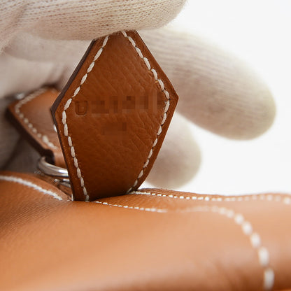 ボリード 1923 30cm エプソン ゴールド シルバー金具 U刻印 ハンドバッグ