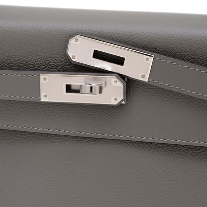 ケリー28 内縫い エバーカラー グリメイヤー シルバー金具 K刻印 ハンドバッグ