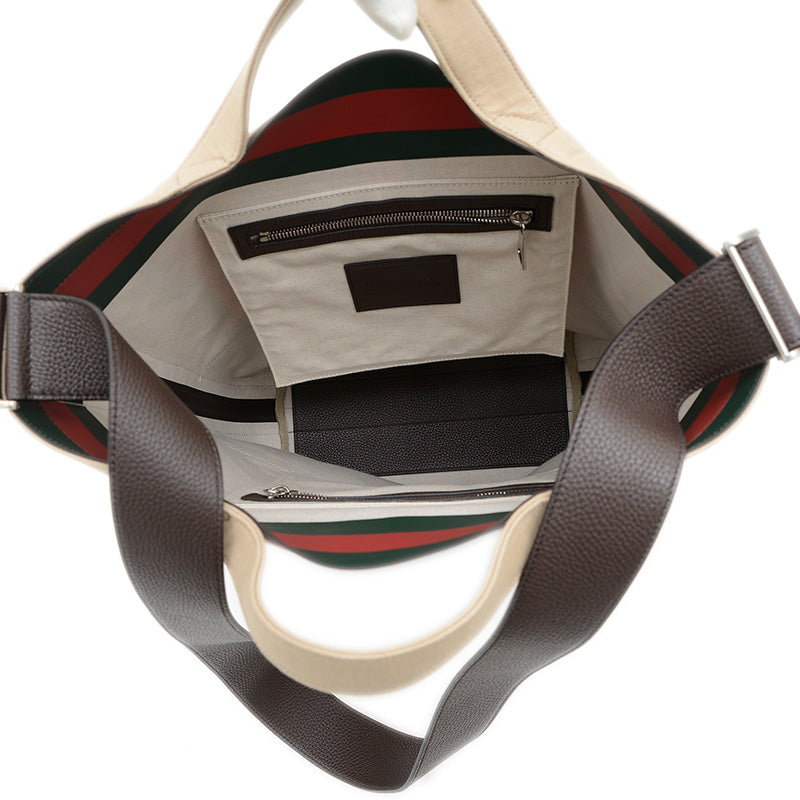 オフディア 2WAYバッグ シェリーライン キャンバス ベージュ/ブラウン 795816 トートバッグ