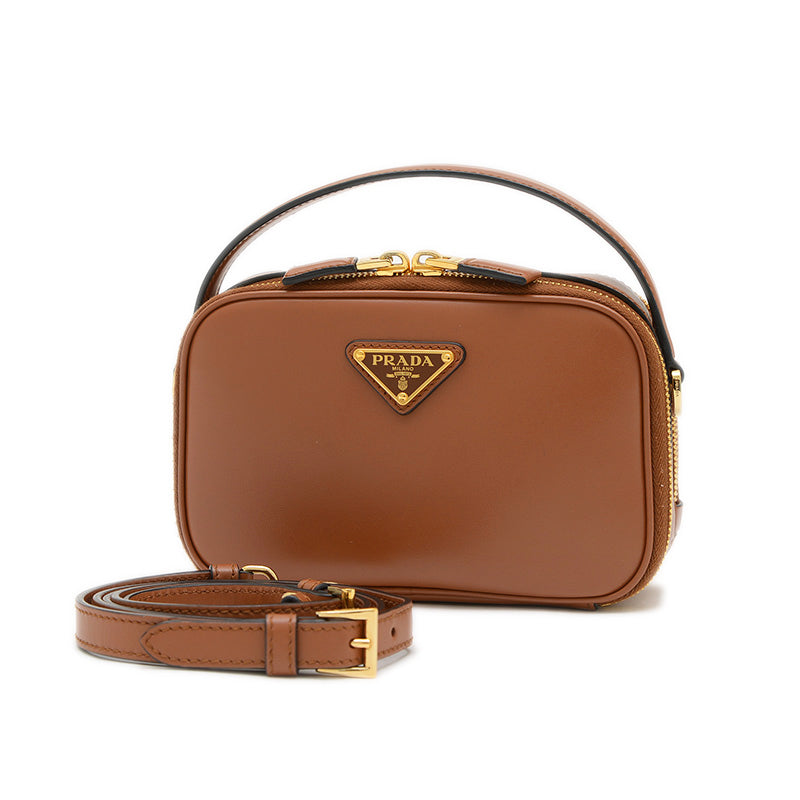 オデット 2WAYバッグ レザー ブラウン 1BH203 ショルダーバッグ