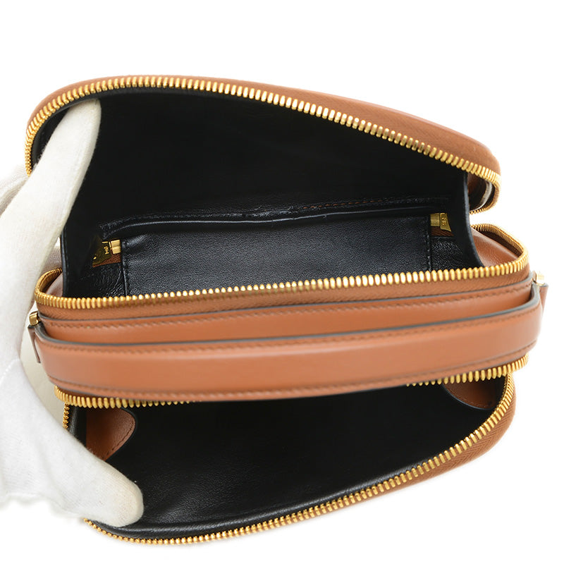 オデット 2WAYバッグ レザー ブラウン 1BH203 ショルダーバッグ