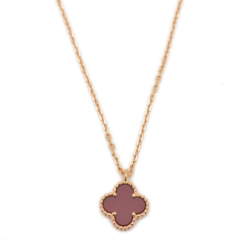 スウィートアルハンブラ ネックレス K18PG/カーネリアン VCARN59M00 ネックレス