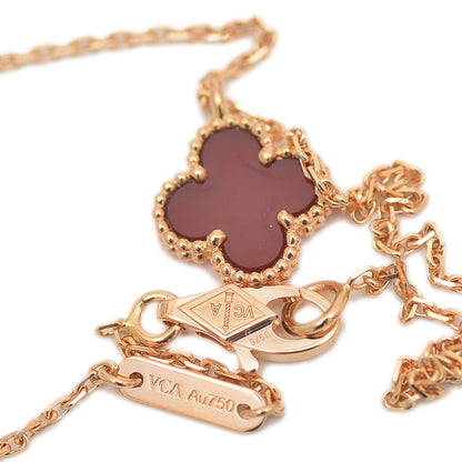 スウィートアルハンブラ ネックレス K18PG/カーネリアン VCARN59M00 ネックレス