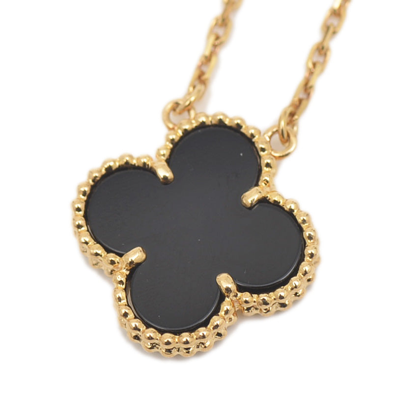 ヴィンテージアルハンブラ ネックレス K18YG/オニキス VCARA45800 ネックレス