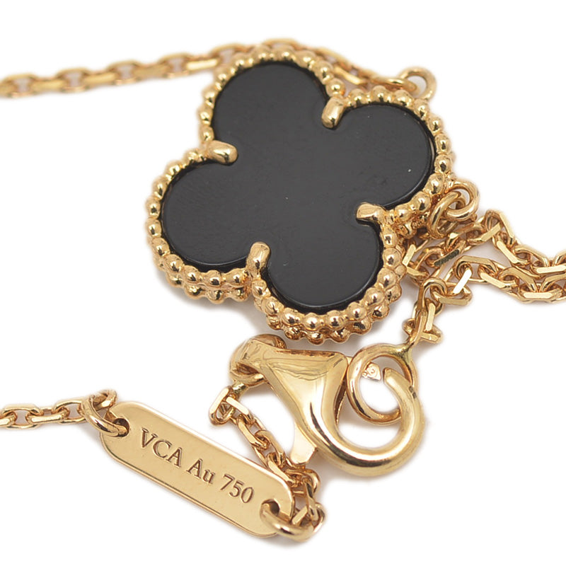 ヴィンテージアルハンブラ ネックレス K18YG/オニキス VCARA45800 ネックレス