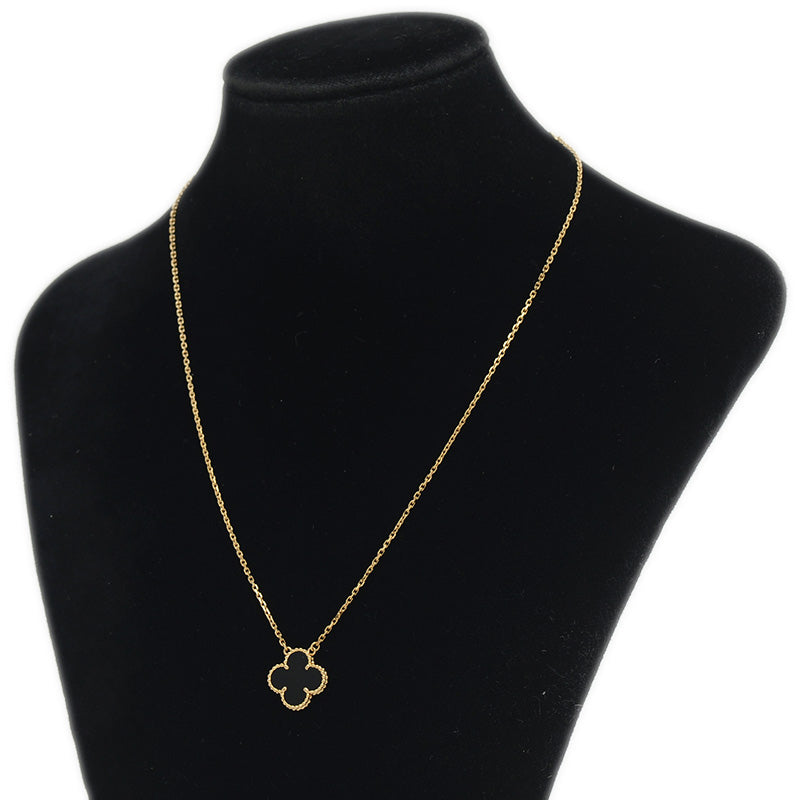 ヴィンテージアルハンブラ ネックレス K18YG/オニキス VCARA45800 ネックレス