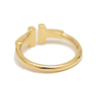 Tワイヤー リング K18YG 7号 ネックレス