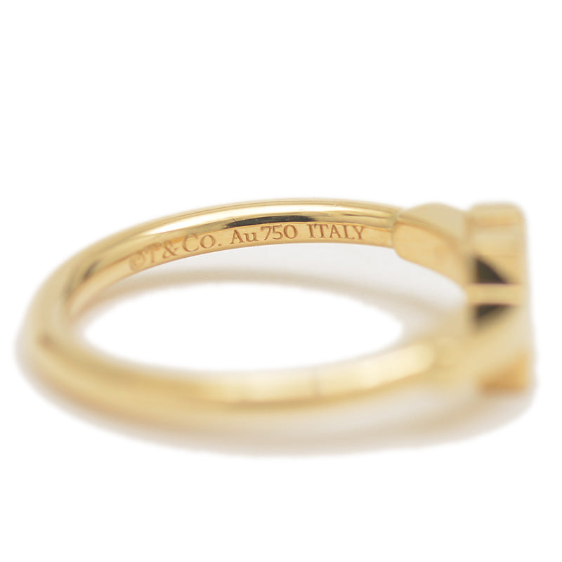 Tワイヤー リング K18YG 7号 ネックレス