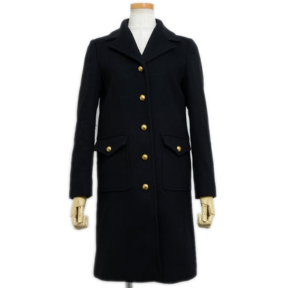 GGマーモント ウールコート ブラック レディース 36サイズ 494500 ダッフルコート