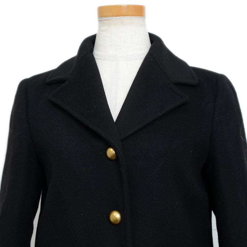 GGマーモント ウールコート ブラック レディース 36サイズ 494500 ダッフルコート