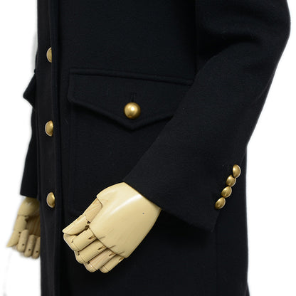 GGマーモント ウールコート ブラック レディース 36サイズ 494500 ダッフルコート