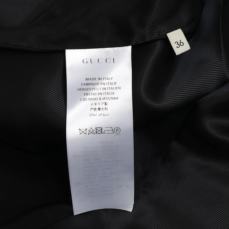 GGマーモント ウールコート ブラック レディース 36サイズ 494500 ダッフルコート