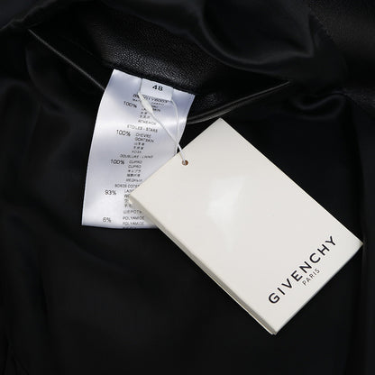 ラウンド スター レザージャケット ラムスキン ブラック メンズ サイズ48 ジャケット