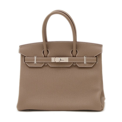 バーキン30 トゴ エトゥープ シルバー金具 K刻印 ハンドバッグ