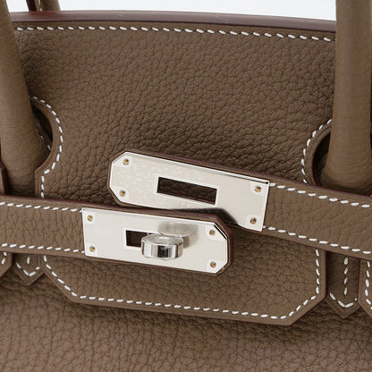 バーキン30 トゴ エトゥープ シルバー金具 K刻印 ハンドバッグ