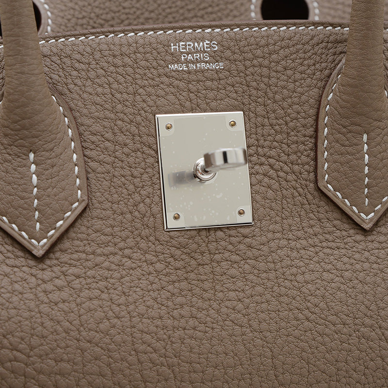 バーキン30 トゴ エトゥープ シルバー金具 K刻印 ハンドバッグ