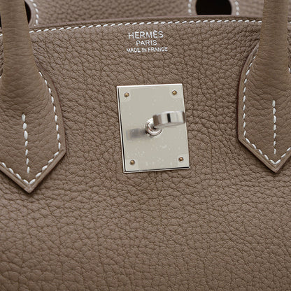 バーキン30 トゴ エトゥープ シルバー金具 K刻印 ハンドバッグ