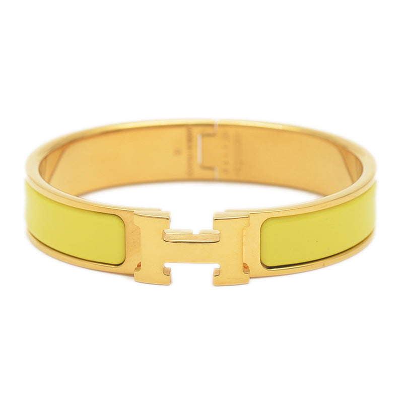 クリックHH クリッククラック PM バングル メタル イエロー/ゴールド ブレスレット