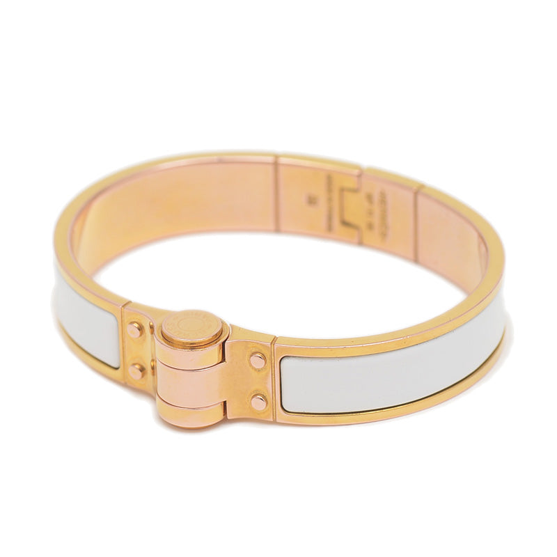 シャルニエール ブレスレット ホワイト/ゴールド ブレスレット