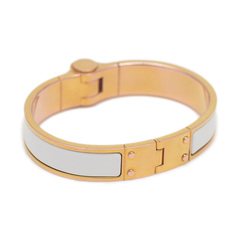 シャルニエール ブレスレット ホワイト/ゴールド ブレスレット